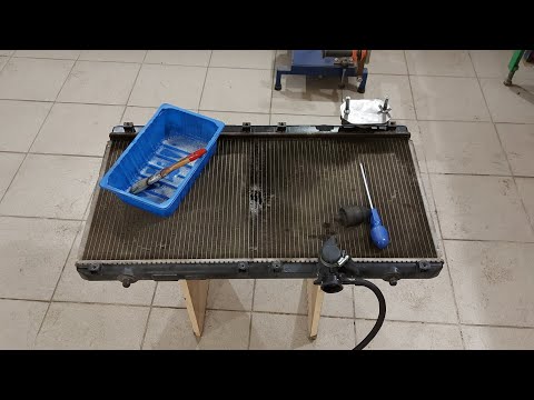 Видео: ремонт пробитого радиатора