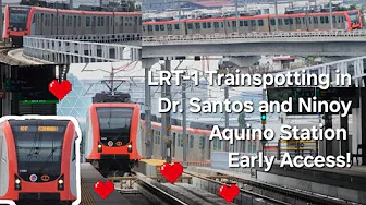 LRT-1 Trainspotting in Dr. Santos and Ninoy Aquino Stations EARLY ACCESS! / LRT1 Cavite Extension