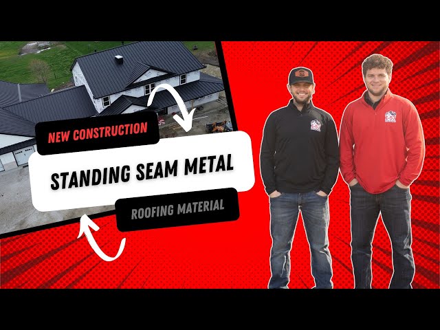 New Construction Standing-Seam Metal Roofing