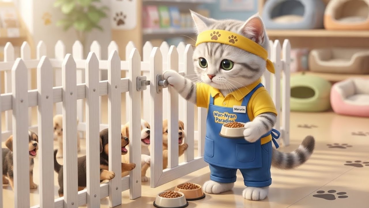 いらっしゃいませ!!ペットショップ店員デビュー...ねこの一日に密着🐱🐾