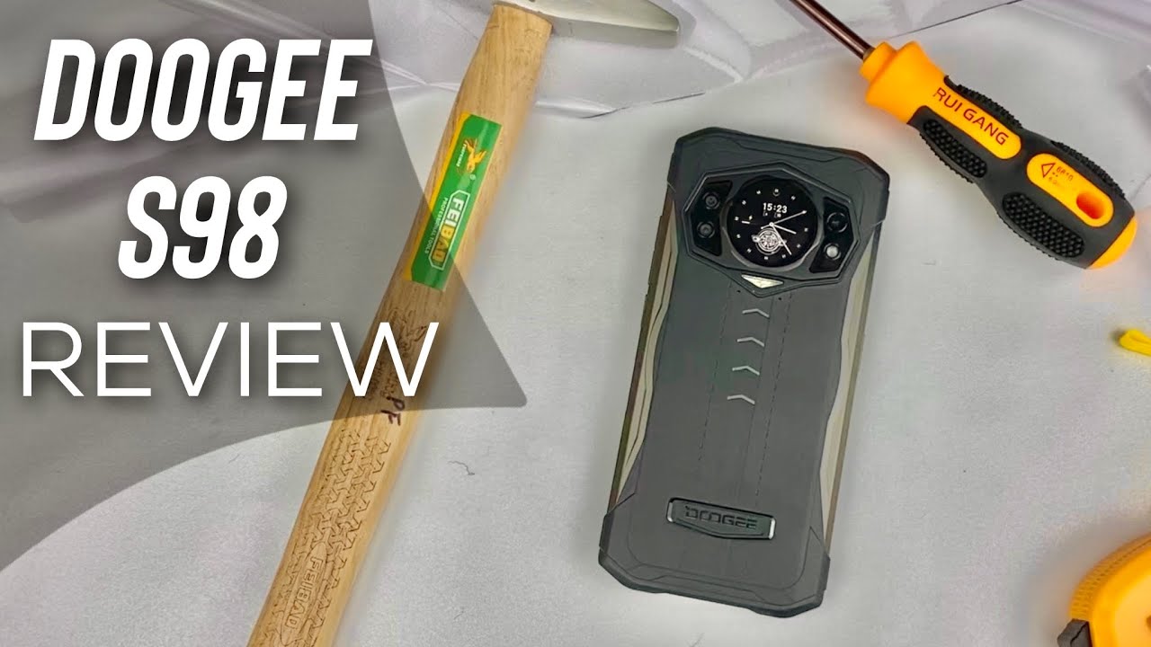 Doogee S98 review: a refined rugged phone with dual screen - YouTube