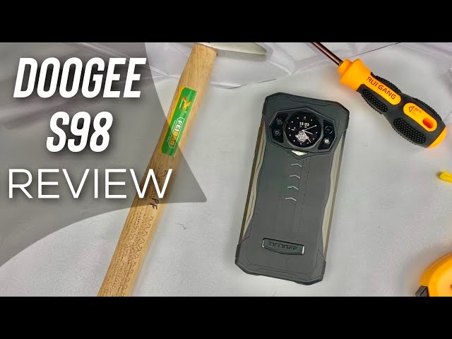Doogee S98 review: a refined rugged phone with dual screen - YouTube