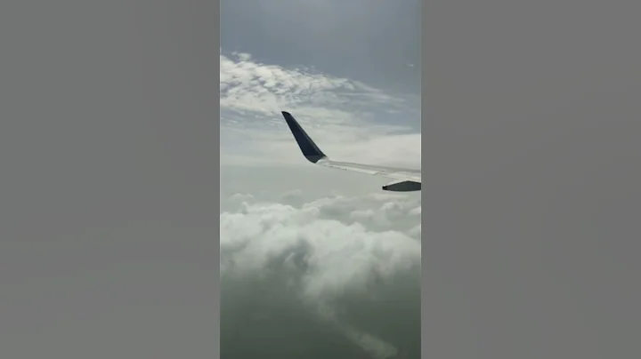 Plane flying above clouds🌥️||amazing view #flight #clouds #viral #shorts #reels