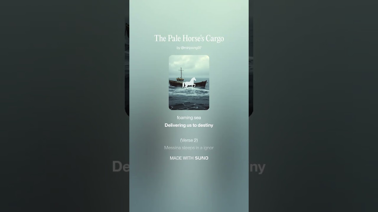 The Pale Horse's Cargo