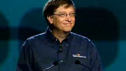 VSLive! 2002 - [Keynote] Visual Studio .NET Launch - Bill Gates - 2002/02