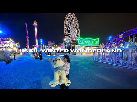 a night at lusail winter wonderland ❄️☃️