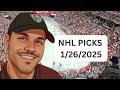 FREE NHL PICKS FOR 1/26/2025!