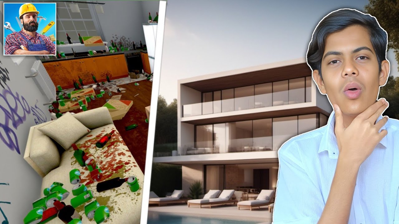 Renovating A Dirty Old House In New House | House Flipper 2