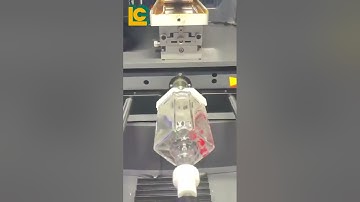 Automatic 4 Color Wine Bottle Screen Printing Machine With CCD Positioning