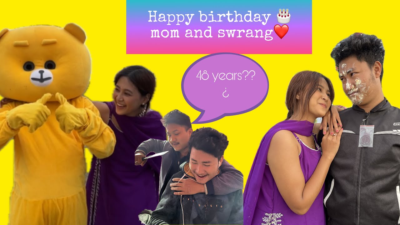 Swrang arw mummy nw birthday surprise 😳 //  dinnanw karab tangbai// @SBCINEPRODUCTION