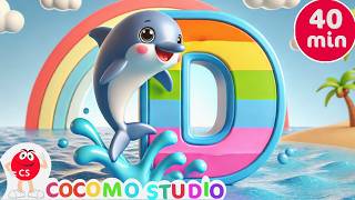 Learn the Letter D with Fun ABC Adventure Songs for Kids 🔤🐶 | 40 Min Preschool Learning Compilation