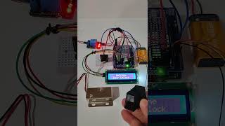R307 Fingerprint Sensor driving a 12V Solenoid Lock #fingerprintsensor