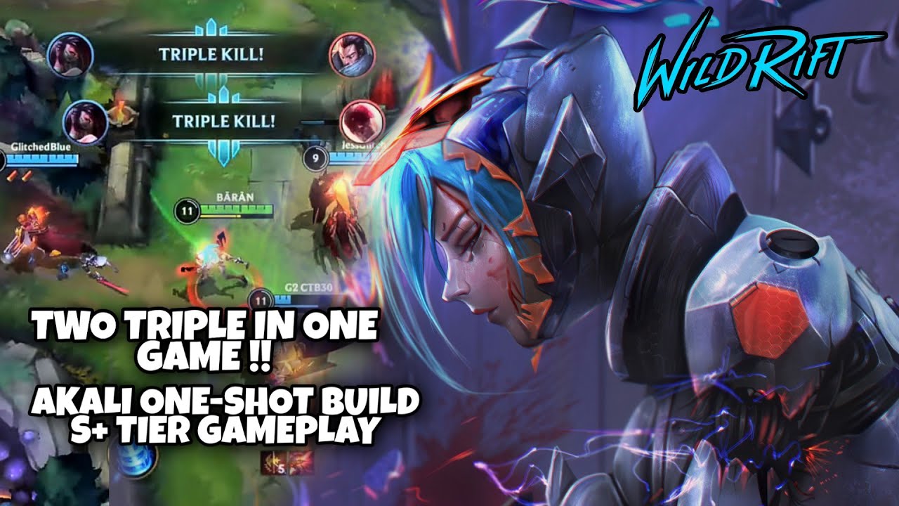 Wild Rift Akali Build Wild Rift AKALI THE BEST ONE-SHOT BUILD - INSANE BURST DAMGE | Wild ...