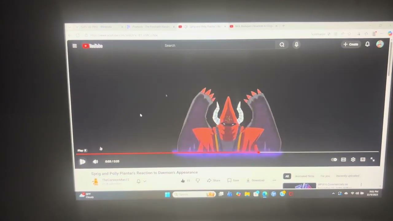 Nick Mulligan's Reaction to Daemon's Appearance