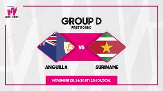 Anguilla vs Suriname | 2025/26 Concacaf W Qualifiers