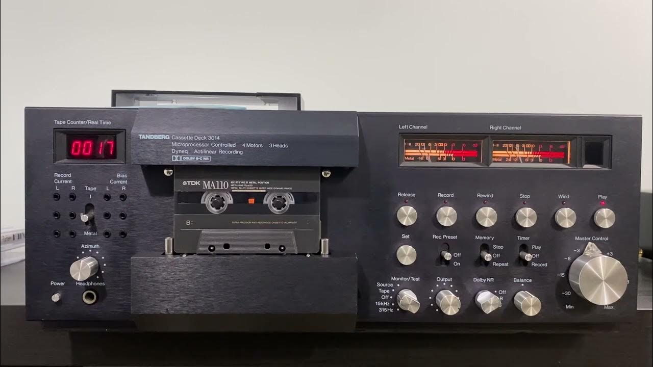 Tandberg Cassette Deck 3014 Final Test YouTube