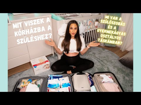 MIT VISZEK MAGAMMAL A SZÜLÉSHEZ? PALÁDER VLOG 3. AZ ÉN KÓRHÁZI TÁSKÁM