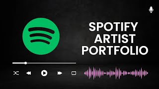 Spotify Artist Portfolio Website