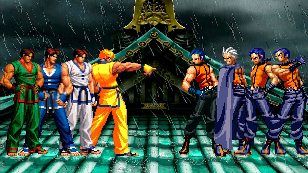 [KOF Mugen] Kim Kaphwan Team vs K9999 Team