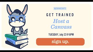 How to host a canvass