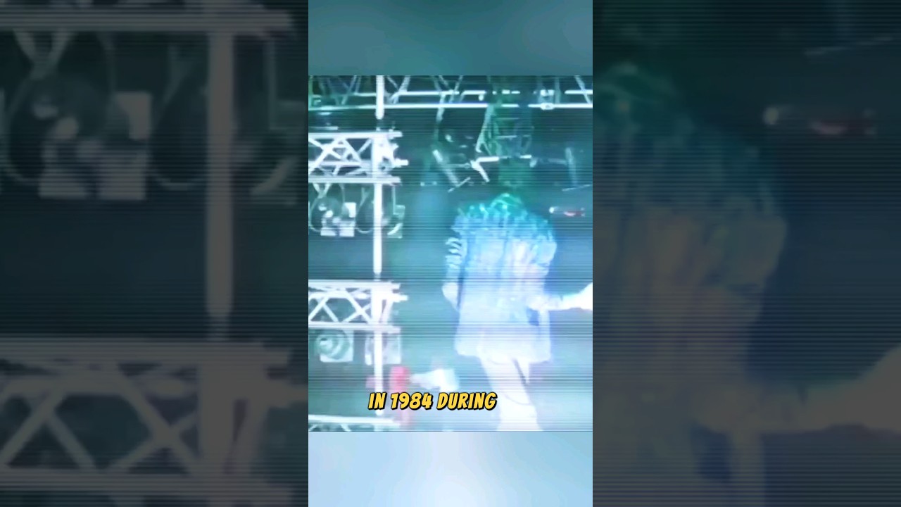 Michael Jackson's Hair Catching Fire! 💔🔥🥺