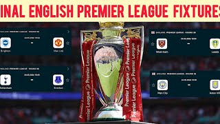⚽ FINAL ENGLISH PREMIER LEAGUE FIXTURES AND STATS UPDATED 2026/27 | UPDATED TODAY ⚽