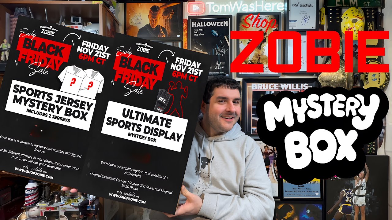 Открываю большую коробку Zobie из распродажи "Черная пятница", внутри которой 2 коробки-сюрприза ...