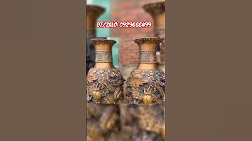 Cặp bình song long #dodong #phongthuy #covat #dodongmynghe