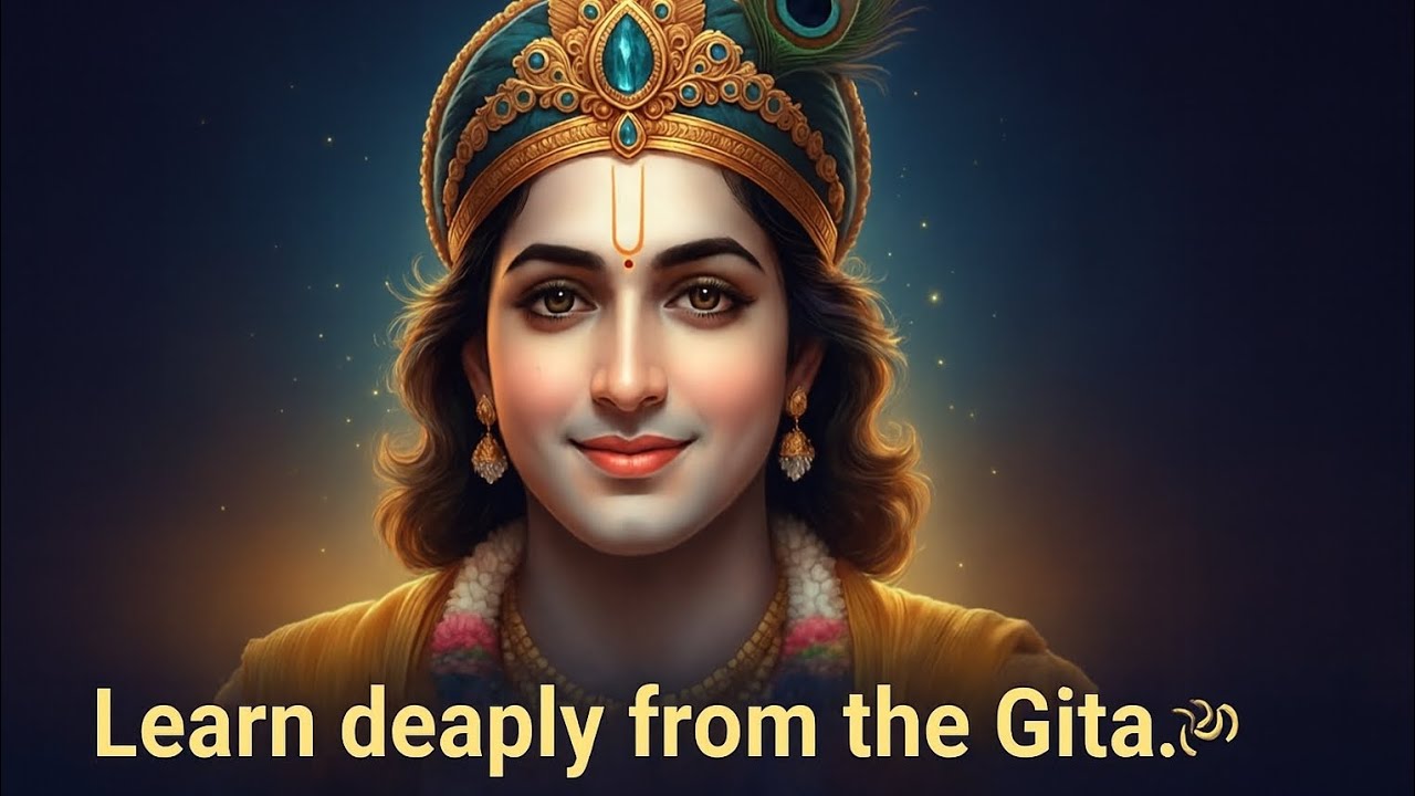 Learn deeply from the Gita 🕉️✨ 