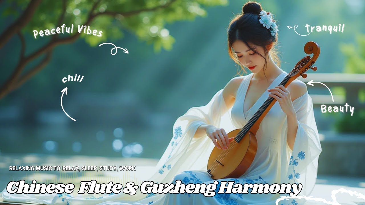 Chinese Bamboo Flute & Guzheng Harmony | Deep Relaxation & Peaceful ...