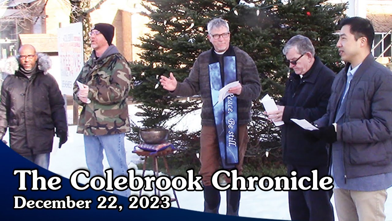 Colebrook Chronicle Dec. 22, 2023 Video News of the Week YouTube