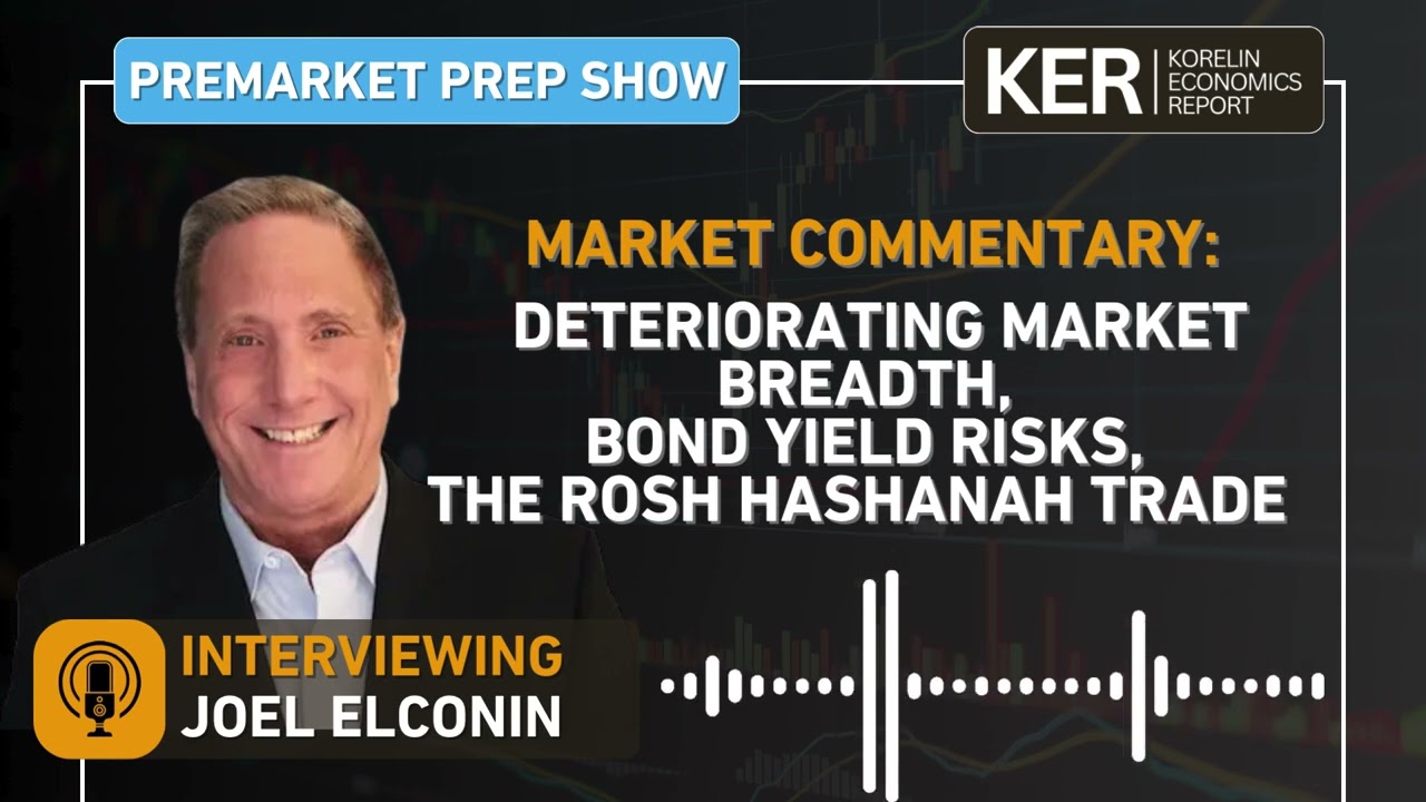 Joel Elconin - Deteriorating Market Breadth, Bond Yield Risks, and The Rosh Hashanah Trade