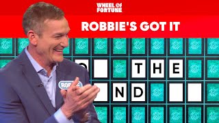 Pat Waits for Robbie to Solve! | Wheel of Fortune