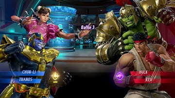 Requested MARVEL VS. CAPCOM: INFINITE Chun-li and Thanos Arcade Gameplay