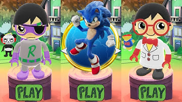 Movie Sonic Dash vs Tag With Dark Titan Ryan vs Zoologist Ryan Run GamePlay