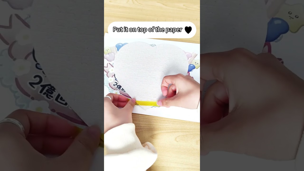 Homemade Chiikawa Heart-shaped Puzzle | Sublimation Blank | Sublimation Paper | A-SUB® Paper