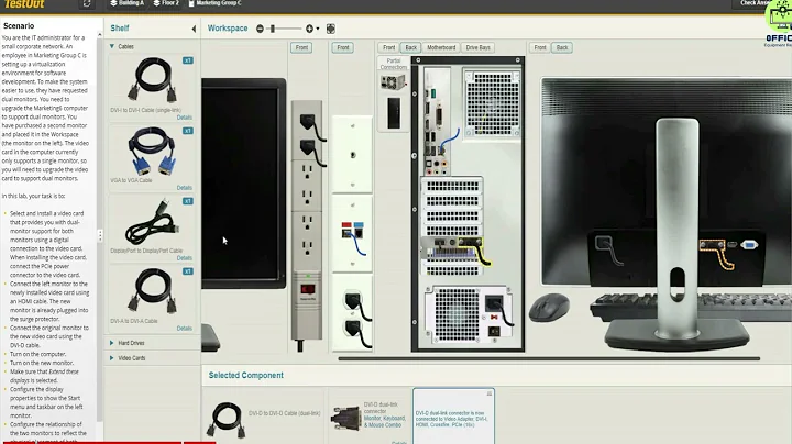 10.2.3 Select and Configure Dual Monitors | CompTIA TestOut PC Pro