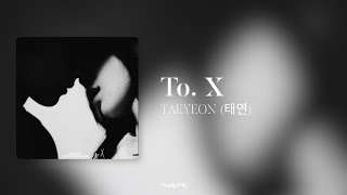 [Full Album] TAEYEON (태연) — To. X