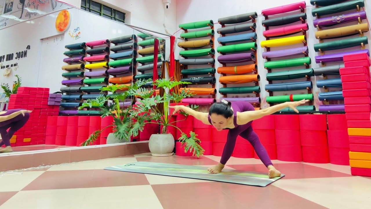 5 Minute Yoga Roller Self Massage for Upper & Lower Back - YouTube