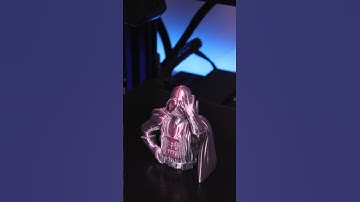 3D printed  Darth Vader Bust time lapse