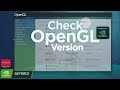 OpenGL: How to Check OpenGL Version? (OPENGL CHECK + RENDER OPENGL)