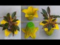 HOW TO MAKE DIY FLOWER DESIGN POT? #09 CEMENT CRAFT IDEAS/ EASY TUTORIAL