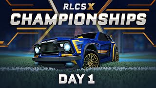 RLCS X Championships | NA & EU | Round 1 & Quarterfinals | Day 1