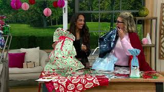 Kringle Express 100-Piece Gift Bag & Tag Set on QVC
