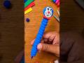 How to make a using clay pencil Doremon design craft ideas for kids #shorts #doremon #kids #viral