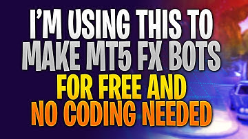 HOW TO MAKE mt5 FOREX ROBOTS FOR FREE NO CODING Programming SKILLS - FOREX TRADER