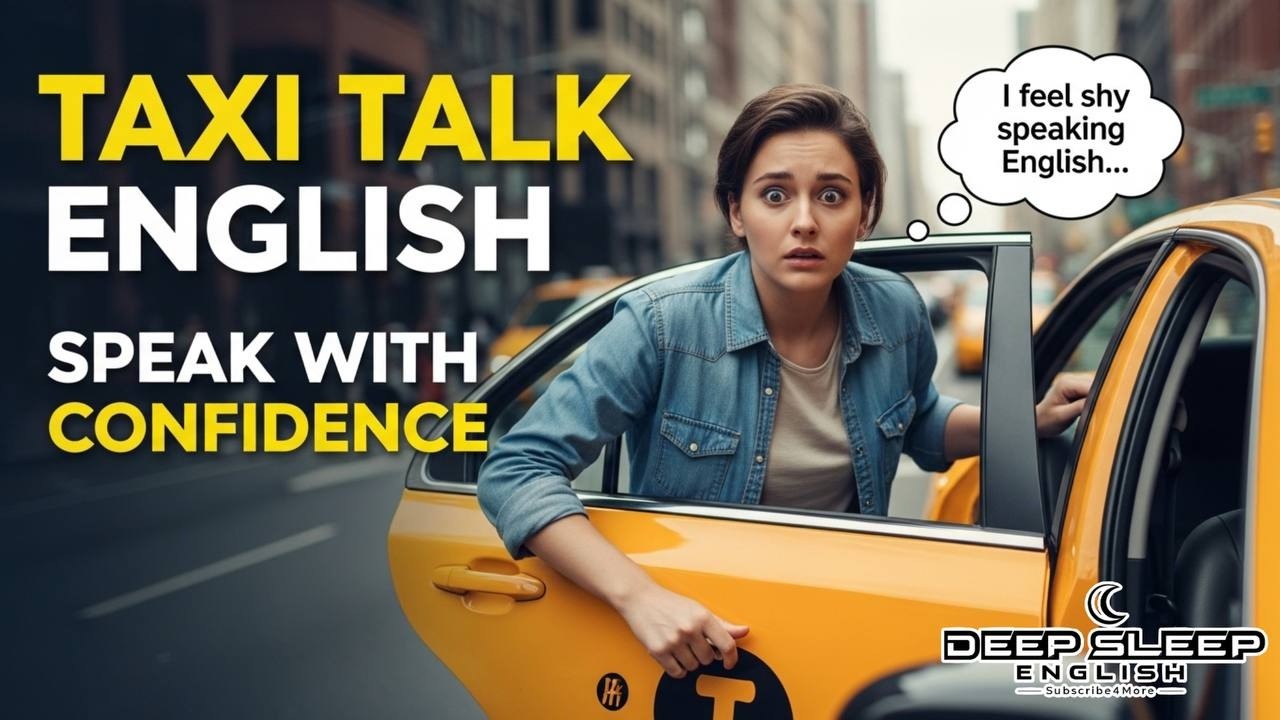 Afraid of Speaking English with Taxi Drivers? | Practice These Phrases Now  #englishus #usa