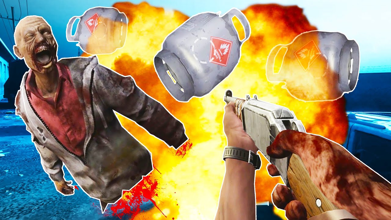 Blowing Up Zombies with Propane Tanks is Awesome in The Walking Deads
