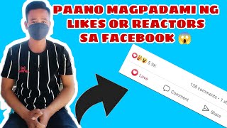 TUTORIAL | PAANO MAGPADAMI NG LIKES OR REACTORS SA FACEBOOK?   #FACEbook #reactors #thousandsoflikes screenshot 3