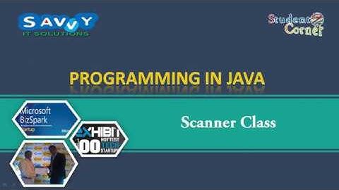 Programming in Java - Scanner class with examples